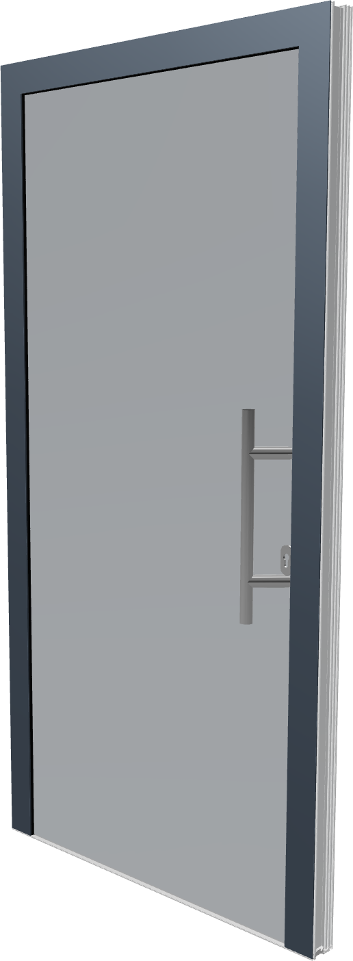 Speciális befelé nyíló szárny – egyoldali rejtett panel